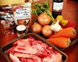 コク旨〜牛すじカレー♪作り方1写真