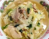 豚肉と白菜のちゃんぽん風温麺作り方7写真