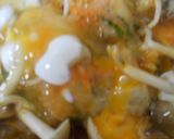 エビ入りかき揚げの卵とじ丼作り方8写真