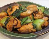 鶏むね肉とチンゲン菜の塩昆布炒め作り方7写真