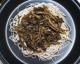 牛ごぼうで瓦そば風作り方5写真