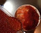 イクラとサーモンの親子丼作り方8写真