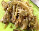 ザーサイと豆苗のスープ作り方1写真