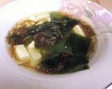 ローカロリーでヘルシーなもずくのスープ作り方2写真