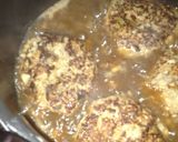 大根おろしで和風煮込みハンバーグきのこ入作り方5写真