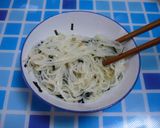 お茶漬けの素×素麺（大人向けで和え麺風）作り方9写真