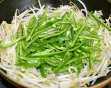 さきイカ入り✿もやピー炒め作り方3写真