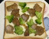 チキンマヨトースト♪作り方2写真