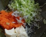 離乳食中期★卵いらずのお好み焼作り方2写真