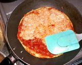 簡単！ハッシュドポテトdeハンバーグピザ作り方12写真