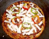 簡単！ハッシュドポテトdeハンバーグピザ作り方13写真