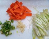 鯵の干物と青唐辛子の炒めもの作り方1写真