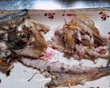 鯵の干物と青唐辛子の炒めもの作り方2写真