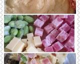 ベーコンとチーズ、枝豆のお惣菜マフィン作り方3写真