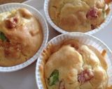 ベーコンとチーズ、枝豆のお惣菜マフィン作り方5写真