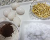 全卵使用のココアとゆで栗のシフォンケーキ作り方1写真