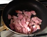 納豆パスタカルボナーラ仕立て作り方3写真