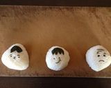 ☆キャラ弁☆ひげのお父ちゃんおにぎり作り方3写真