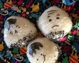 ☆キャラ弁☆ひげのお父ちゃんおにぎり作り方5写真