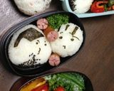 ☆キャラ弁☆ひげのお父ちゃんおにぎり作り方6写真