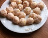 ふわっモチ♪イカと海老のもち米シュウマイ作り方4写真