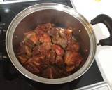 あつあつすじ肉のカルビ風スープ作り方2写真