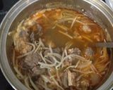 あつあつすじ肉のカルビ風スープ作り方3写真