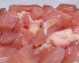 鶏胸肉とインゲン豆の炒め物作り方1写真