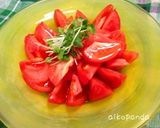 簡単めんつゆトマトサラダ作り方3写真