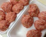 超簡単　つくね丼作り方3写真