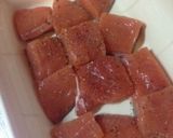 鮭と野菜のバター醤油レンジ蒸し作り方1写真