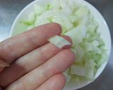 モロヘイヤ入り　野菜挽肉カレー　どすぇ作り方2写真