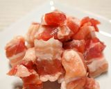 【本格】厚切り豚バラ肉で濃厚カルボナーラ作り方3写真