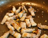 【本格】厚切り豚バラ肉で濃厚カルボナーラ作り方4写真