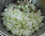 モロヘイヤ入り　野菜挽肉カレー　どすぇ作り方6写真