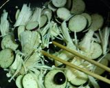 あとひく～♪ナスとえのきの☆甘味噌炒め作り方2写真
