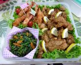 運動会のお弁当2013作り方1写真