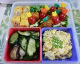 運動会のお弁当2013作り方2写真