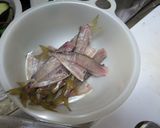 豆アジ★骨せんべいカレー風味作り方1写真