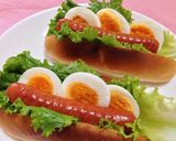 ✿朝食やお弁当に カラフルホットドック✿作り方3写真