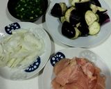 ガッツリおかず！鶏とナスの南蛮。作り方1写真