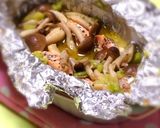 鮭とキノコのホイル焼き作り方5写真