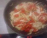 オイルサーディンとトマトのパスタ作り方5写真