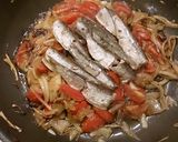 オイルサーディンとトマトのパスタ作り方6写真