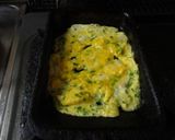 ニラとハム入り卵焼き作り方3写真