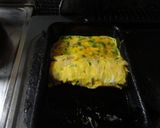 ニラとハム入り卵焼き作り方5写真
