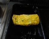 ニラとハム入り卵焼き作り方6写真