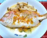 れんこ鯛の梅風味煮付け作り方5写真