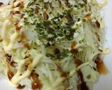 キャベツのお好み焼き風サラダ作り方1写真