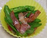 ベーコンとシシトウ炒め作り方5写真